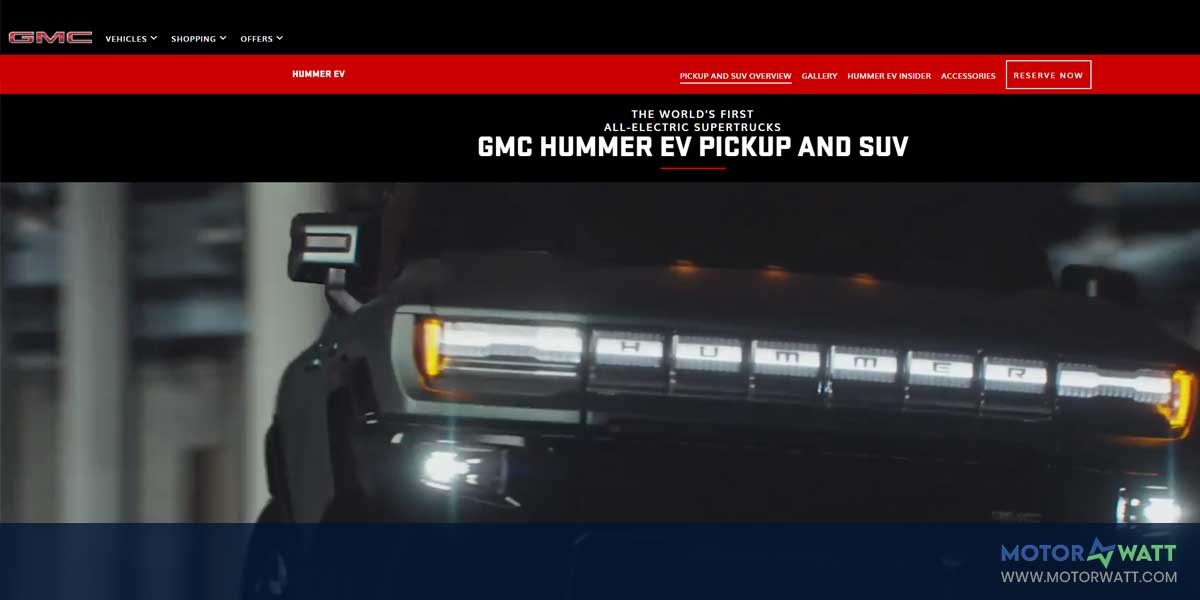 site EV MANUFACTURER SITE GMC