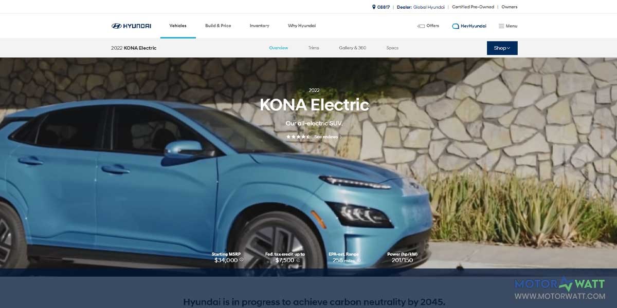site EV MANUFACTURER SITE HYUNDAI