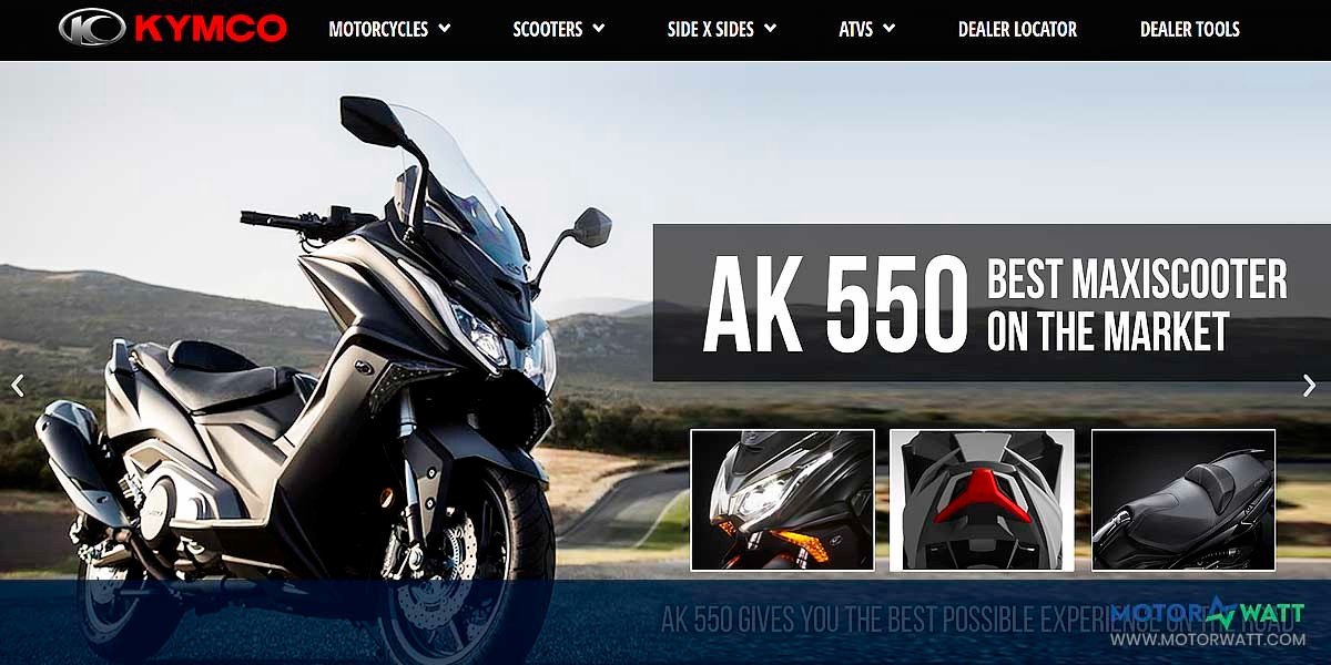 site EV MANUFACTURER SITE KYMCO