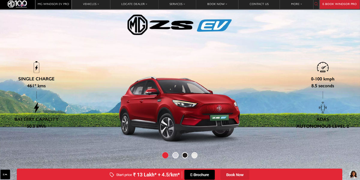 site MG cars