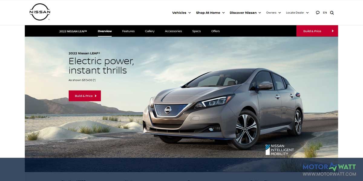 site EV MANUFACTURER SITE NISSAN
