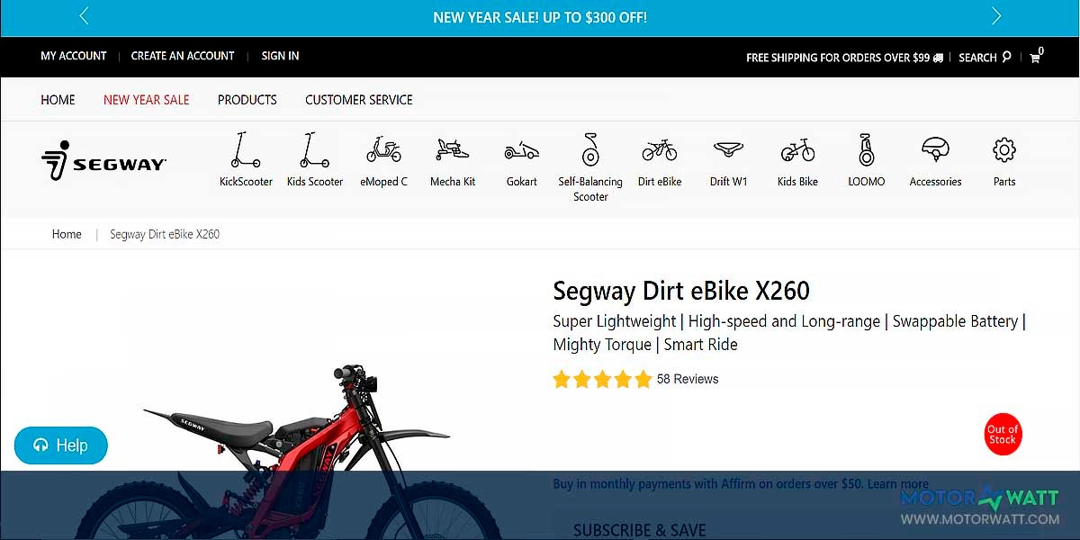 site EV MANUFACTURER SITE  SEGWAY
