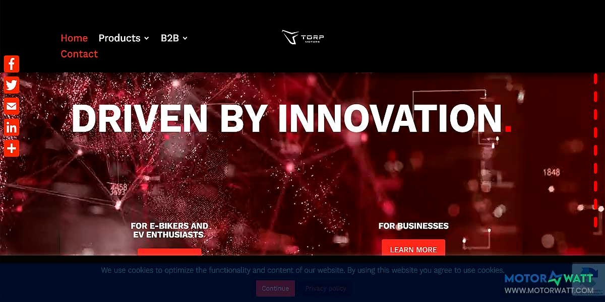 site EV MANUFACTURER SITE TORP