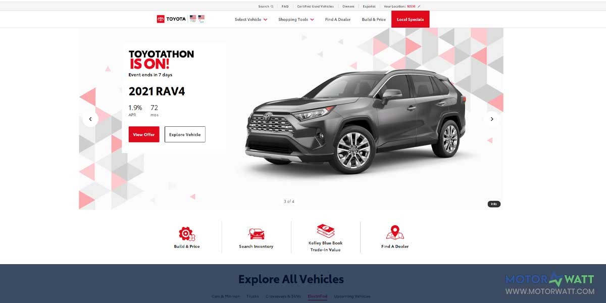 site EV MANUFACTURER SITE TOYOTA