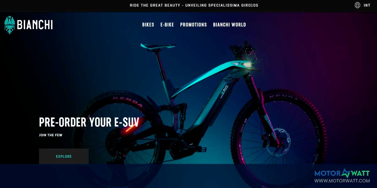 site EV MANUFACTURER SITE Bianchi