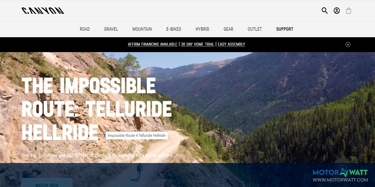 site EV MANUFACTURER SITE Canyon