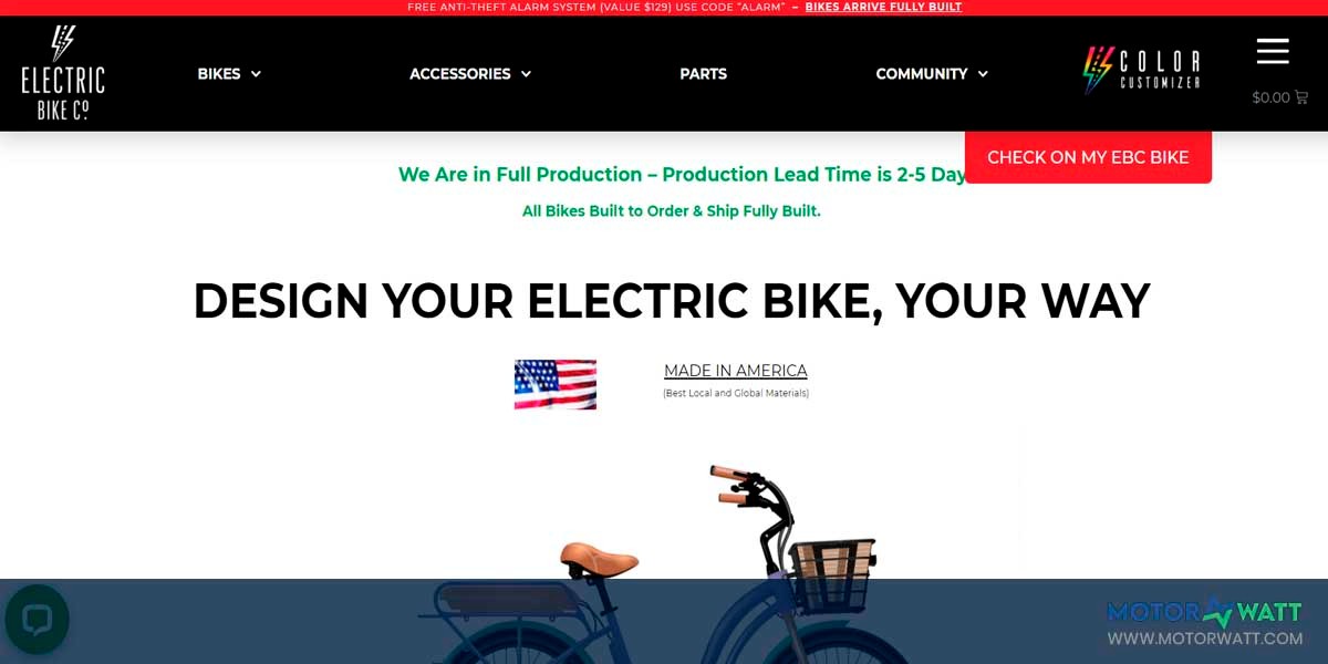 site EV MANUFACTURER SITE Electric Bike Company