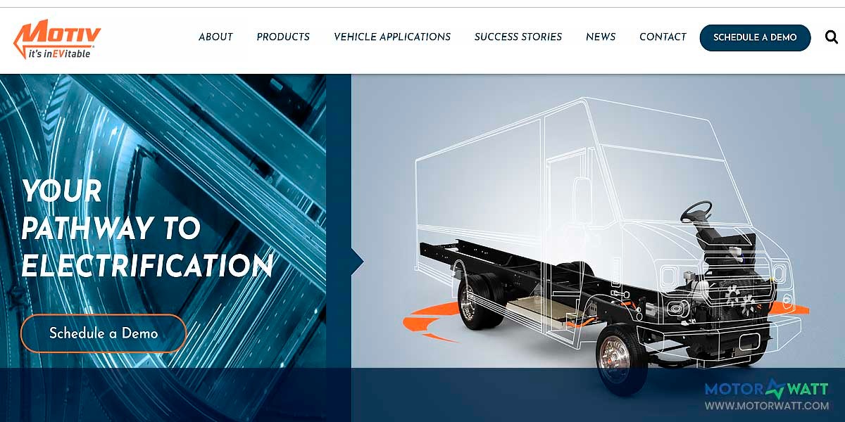 site EV MANUFACTURER SITE Motiv Power Systems