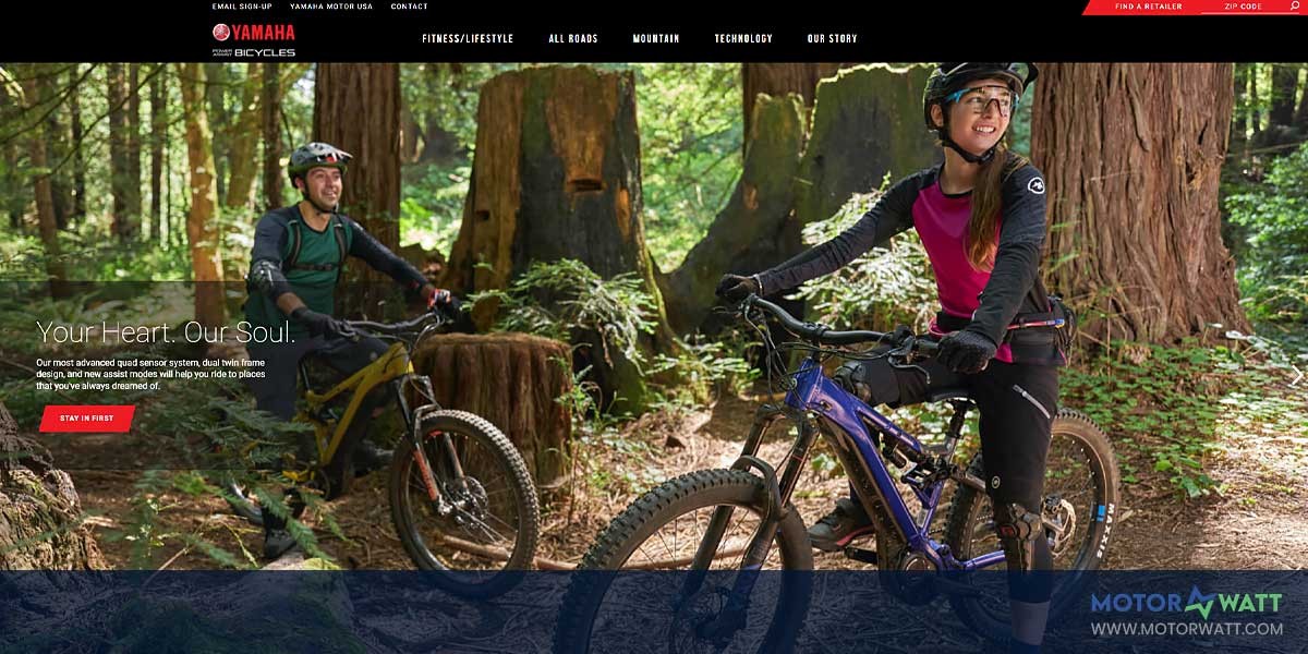 site EV MANUFACTURER SITE Yamaha Bicycles