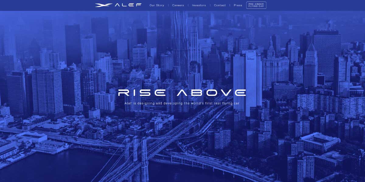 site Alef Aeronautics