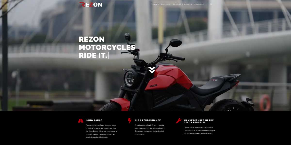 site REZON MOTORCYCLES