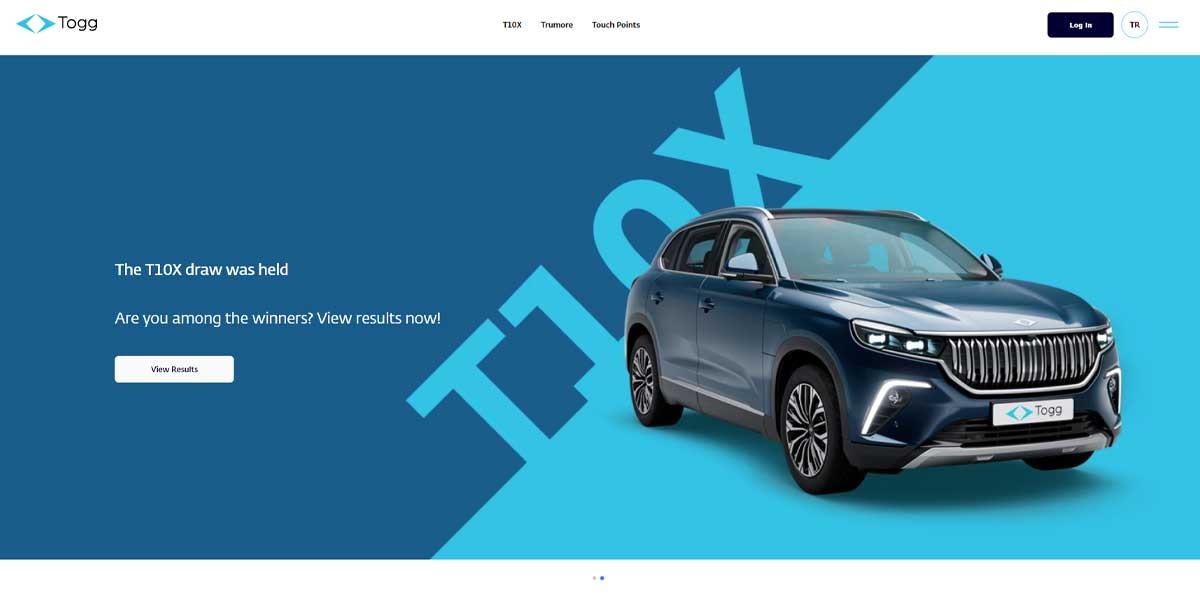 site EV Manufacturer Togg