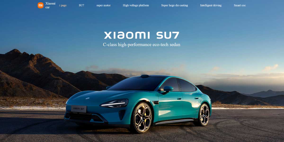site Xiaomi Auto
