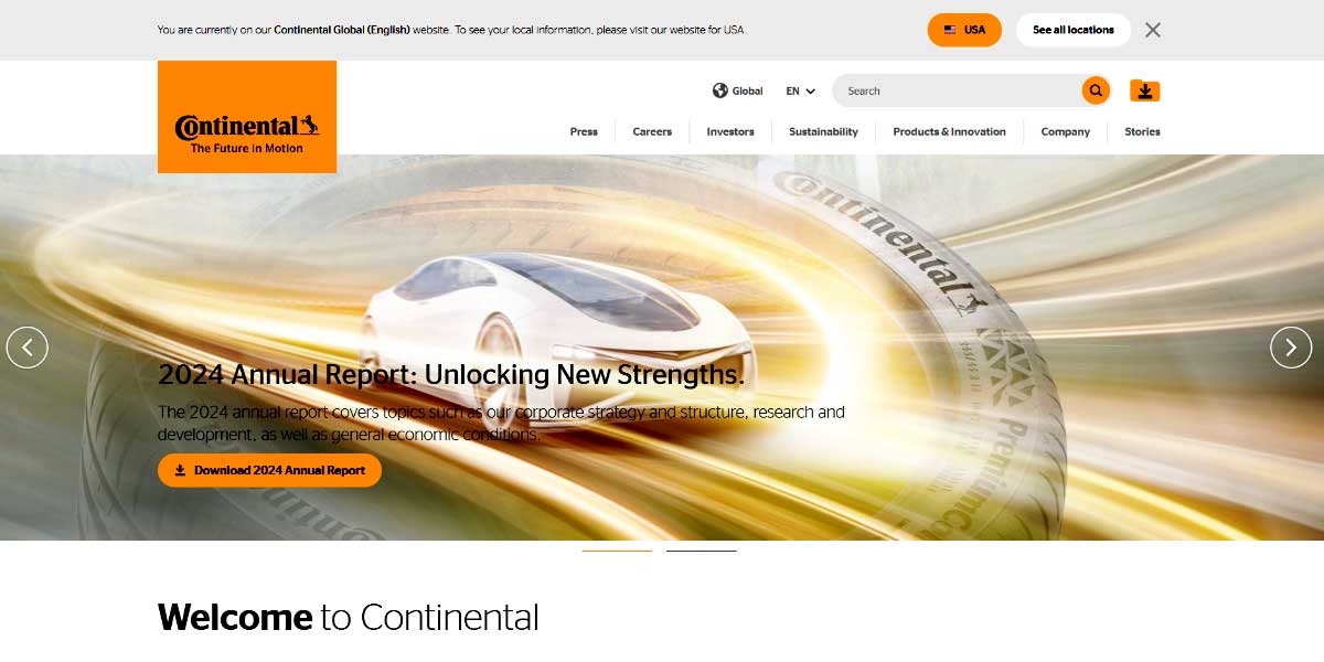 site Continental AG