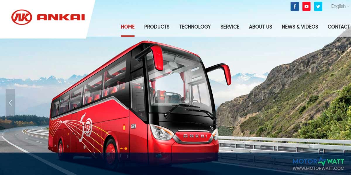 site EV MANUFACTURER SITE Ankai