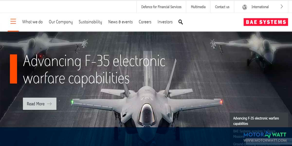 site EV MANUFACTURER SITE BAE SYSTEMS