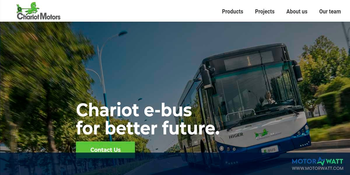 site EV MANUFACTURER SITE Chariot Motors