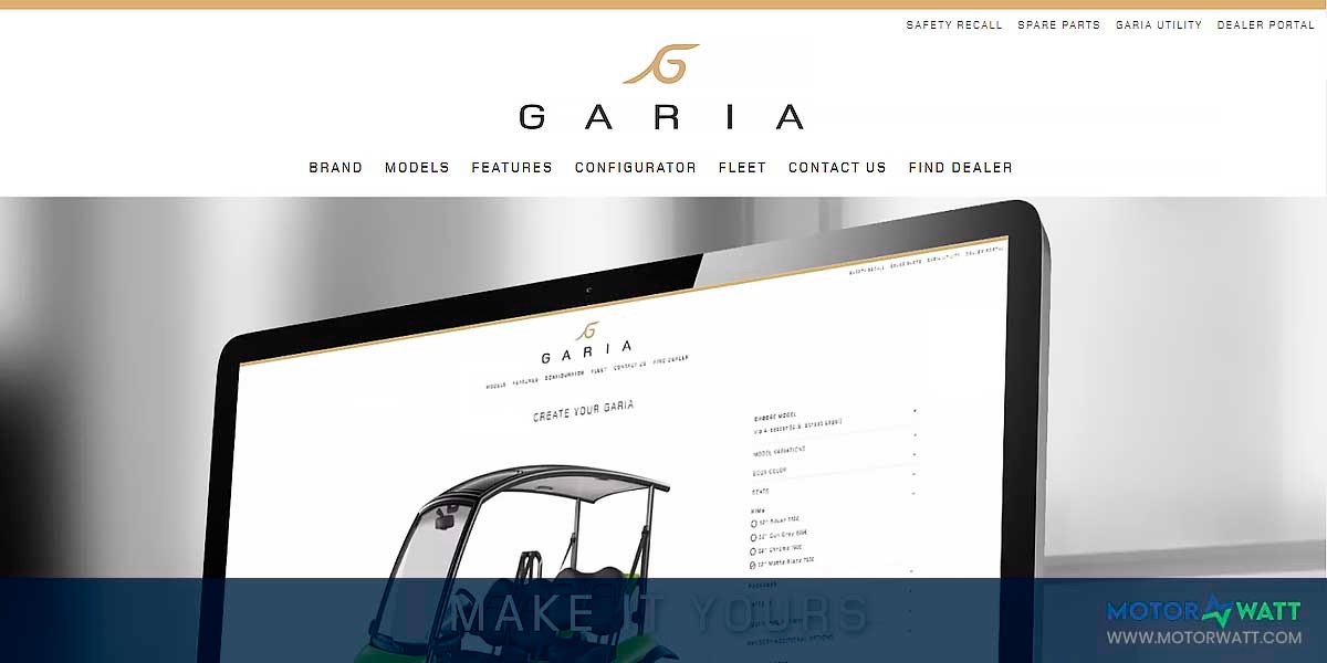 site EV MANUFACTURER SITE GARIA
