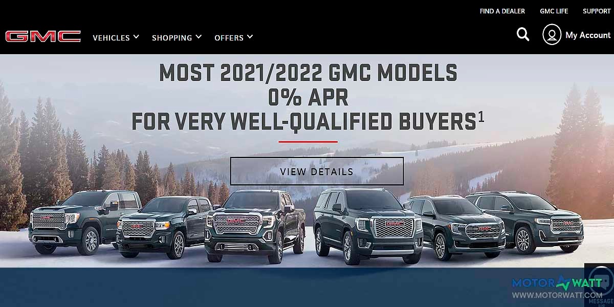 site EV MANUFACTURER SITE GMC Trucks