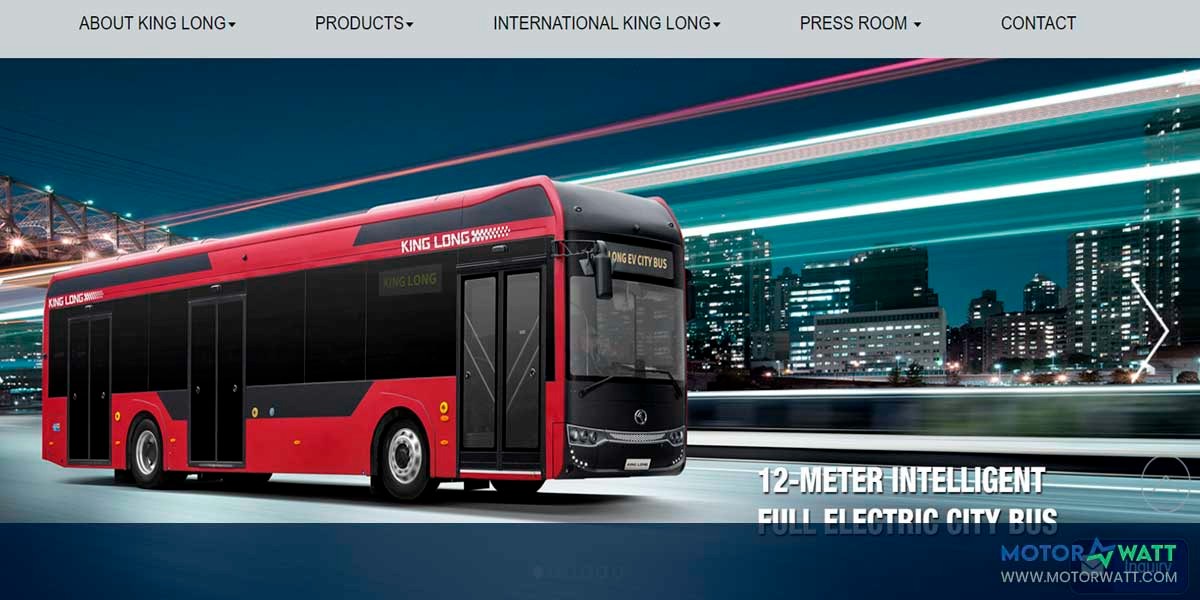 site EV MANUFACTURER SITE King Long