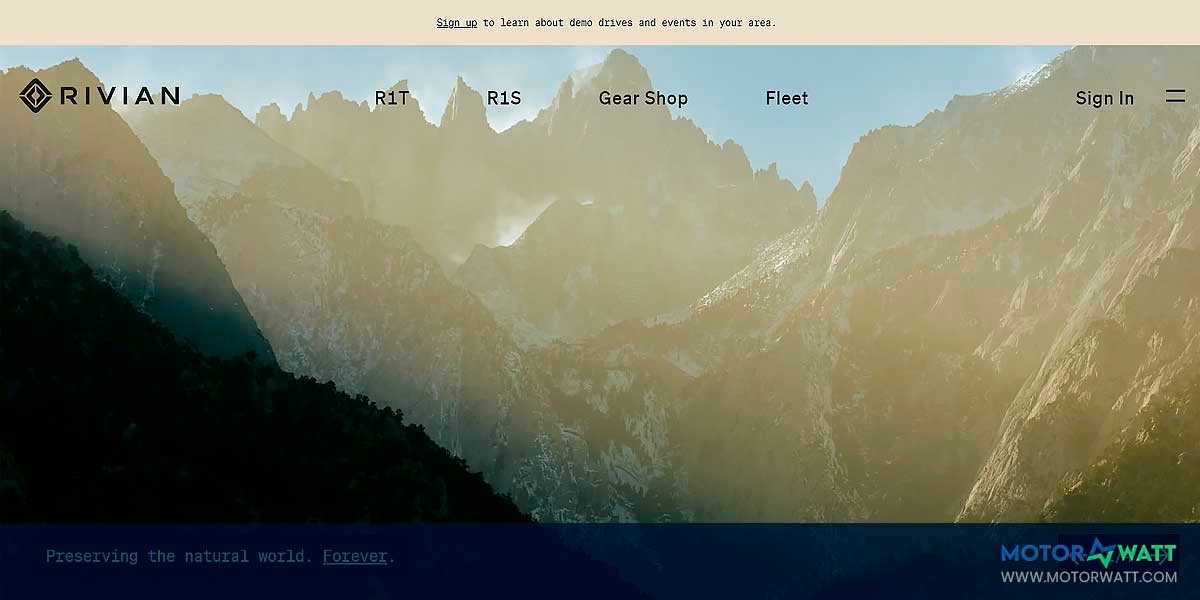 site EV MANUFACTURER SITE Rivian Trucks