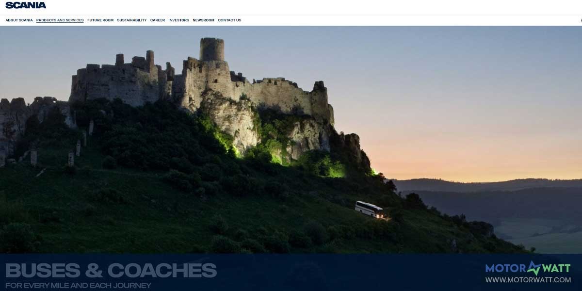 site EV MANUFACTURER SITE Scania buses