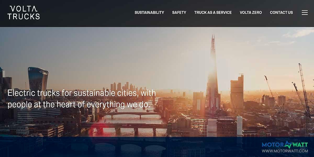 site EV MANUFACTURER SITE Volta Trucks