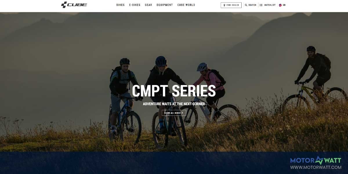 site EV MANUFACTURER Cube Bikes