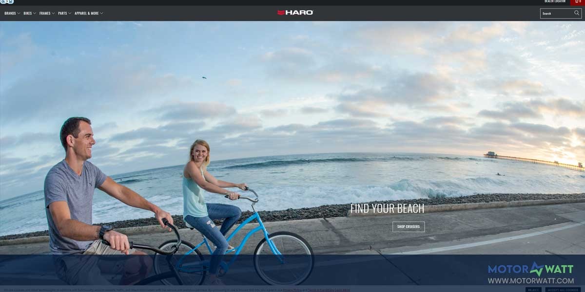 site EV MANUFACTURER HARO Bikes