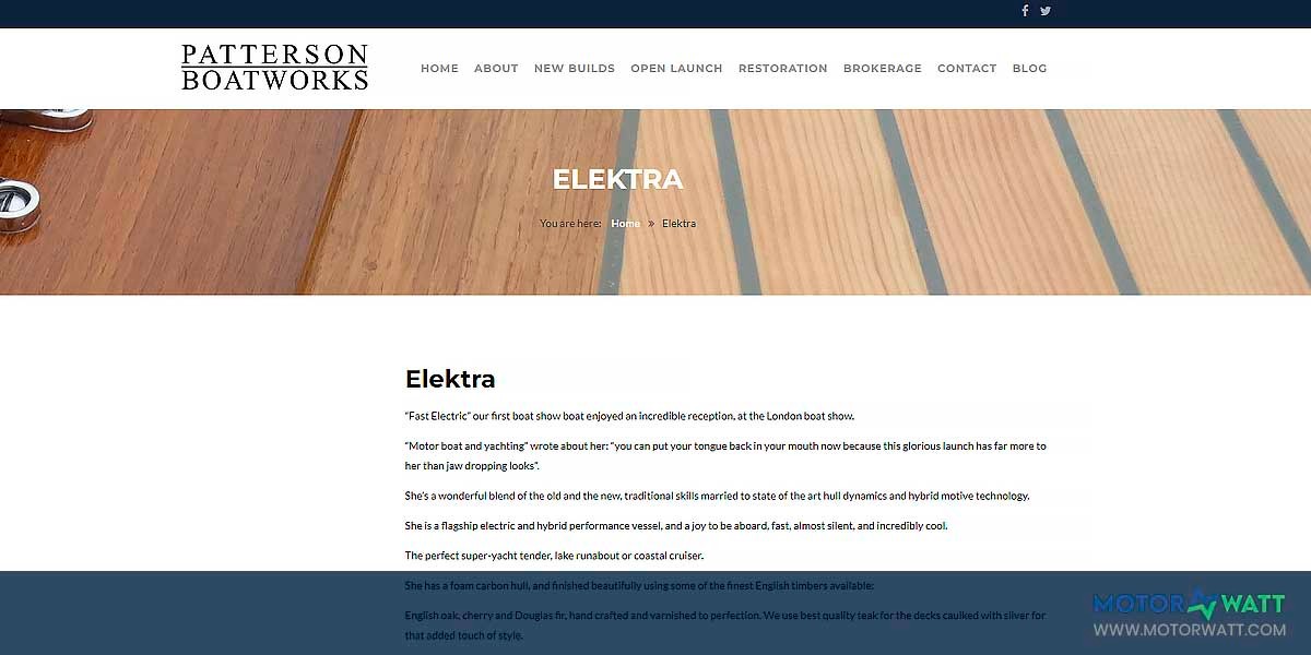 site EV MANUFACTURER SITE  Patterson Boat Works