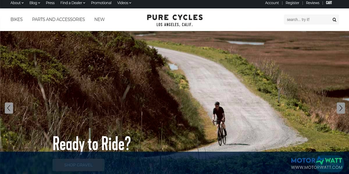 site EV MANUFACTURER SITE  Pure Cycles