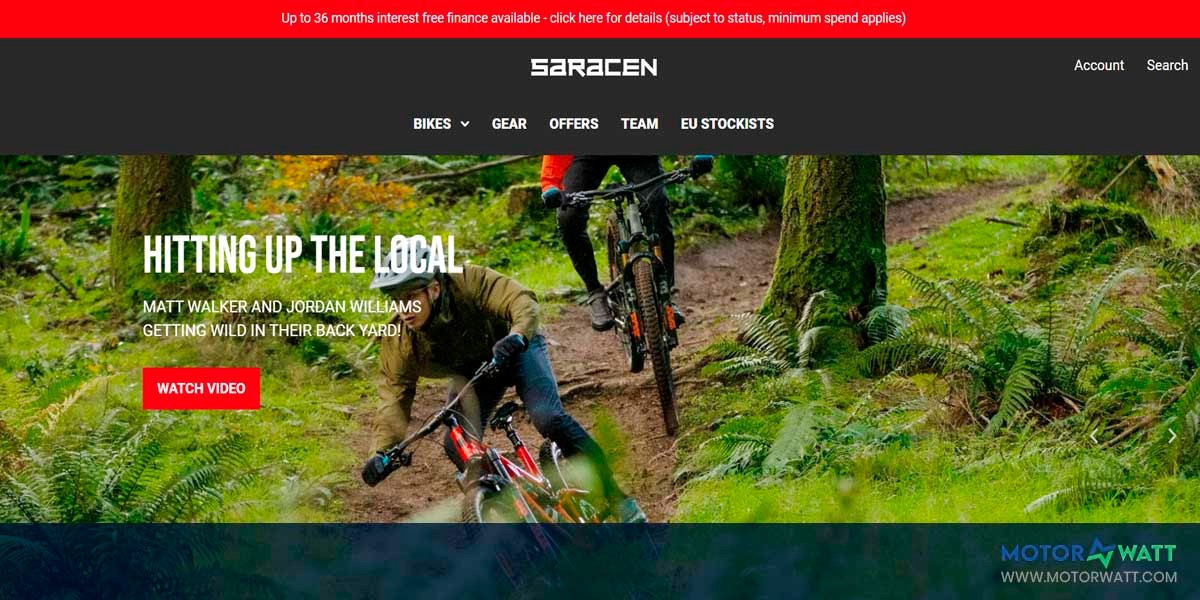 site EV MANUFACTURER SITE Saracen