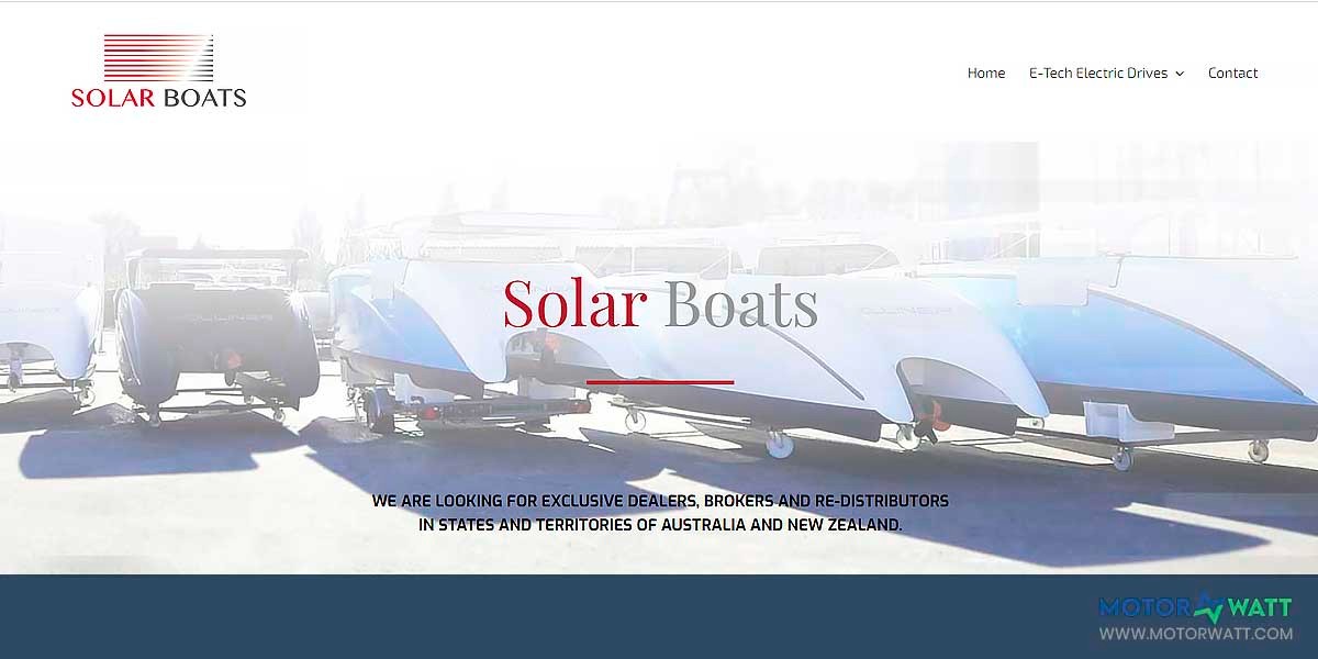 site EV MANUFACTURER SITE  Solar Boats