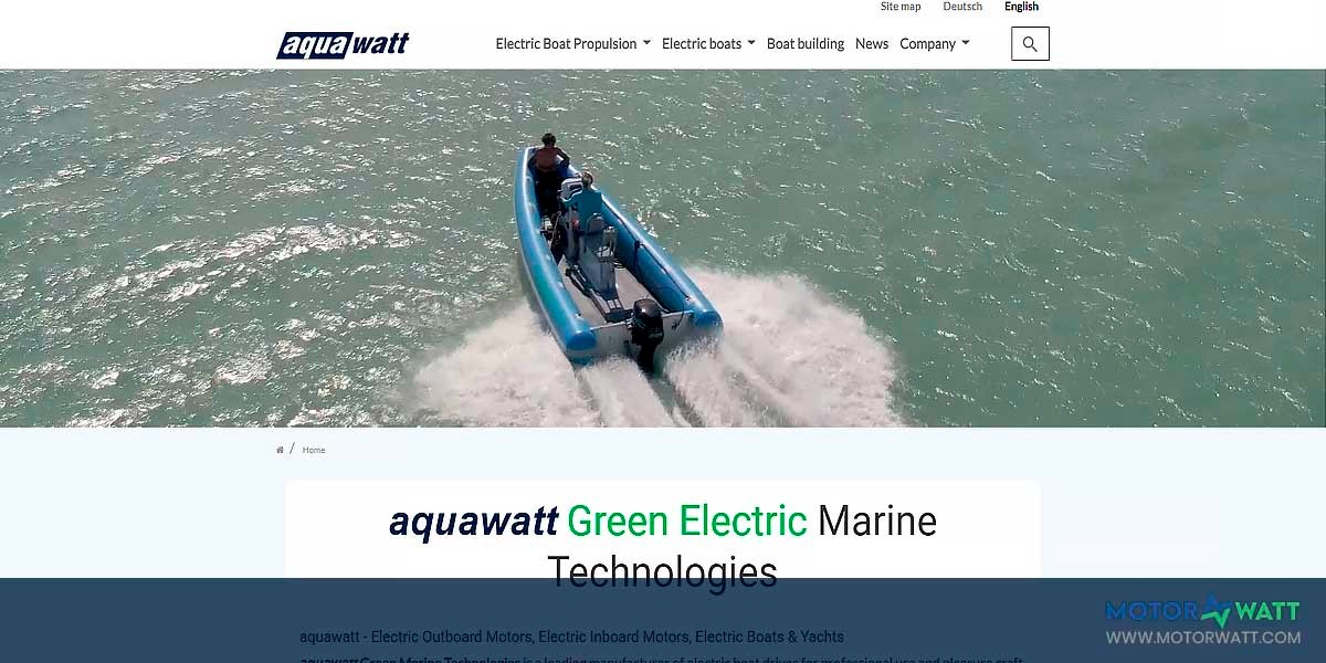 site EV MANUFACTURER SITE Aquawatt