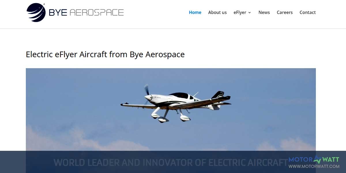 site EV MANUFACTURER SITE Bye Aerospace