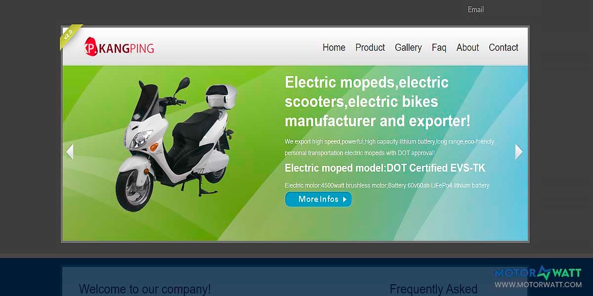 site EV MANUFACTURER SITE Kang