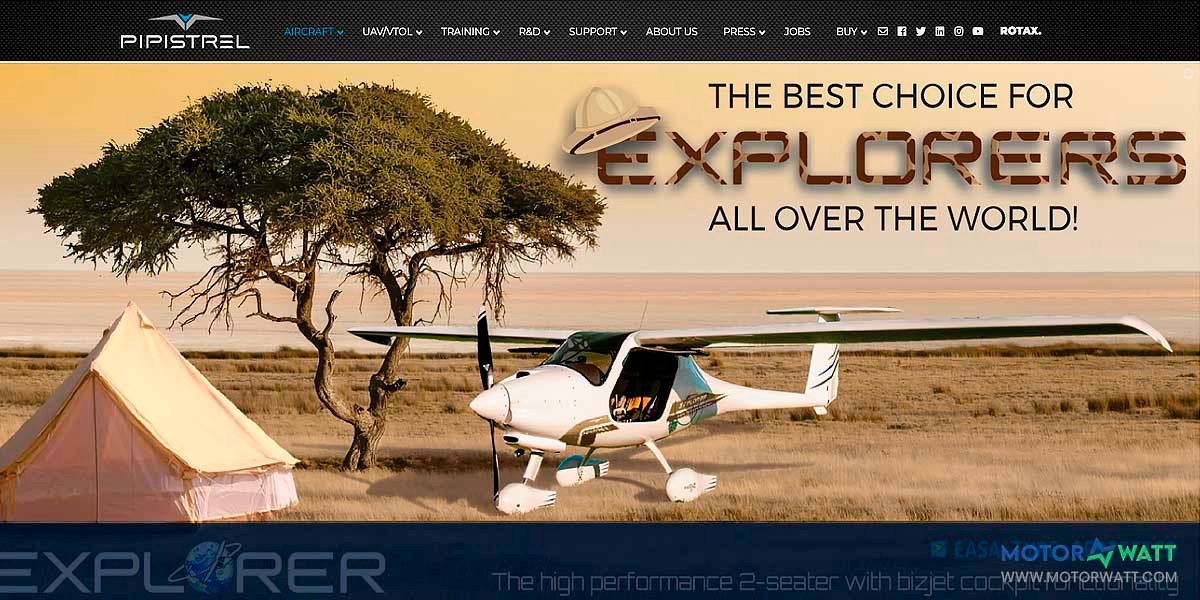 site EV MANUFACTURER SITE Pipistrel