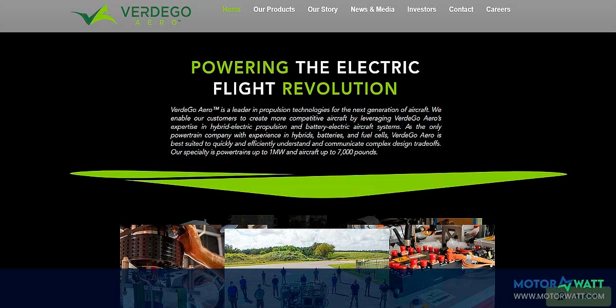 site EV MANUFACTURER SITE Verdego Aero