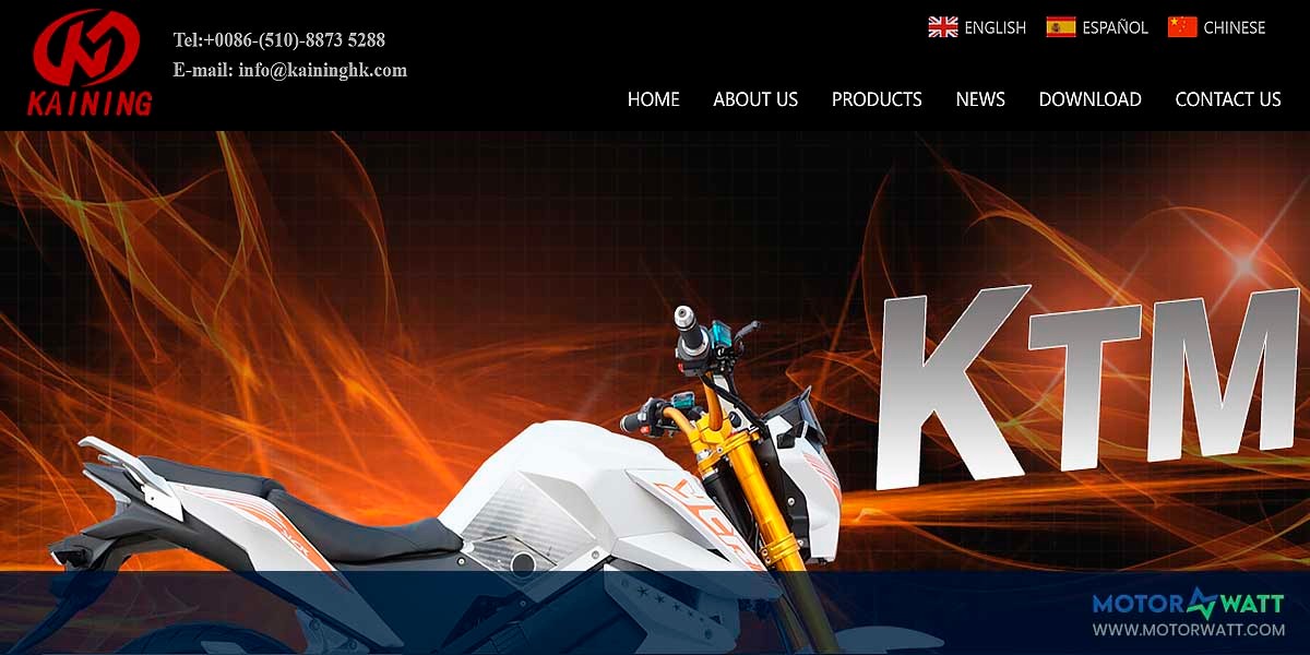 site EV MANUFACTURER SITE Wuxi Kaining Electric