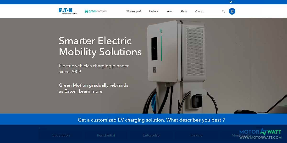 site EV MANUFACTURER SITE  Green Motion