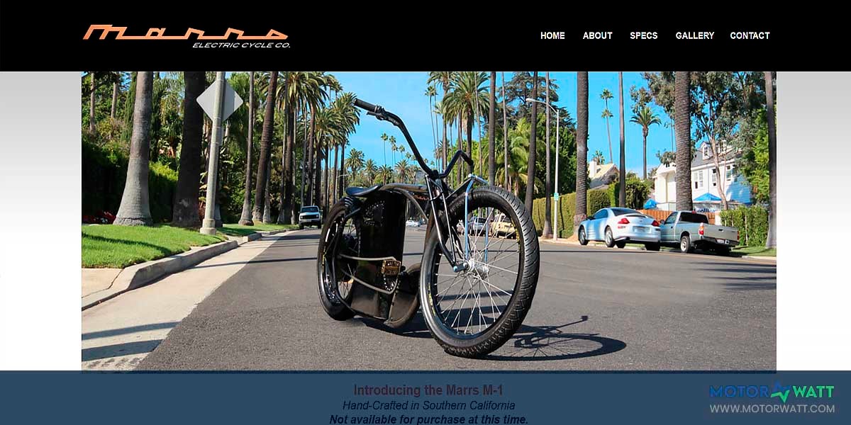 site EV MANUFACTURER SITE Marrs Cycles