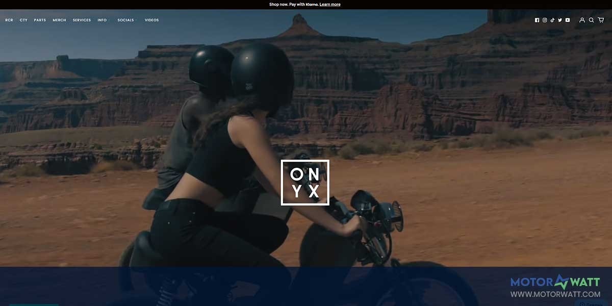 site EV MANUFACTURER SITE Onyx Motorbikes 1