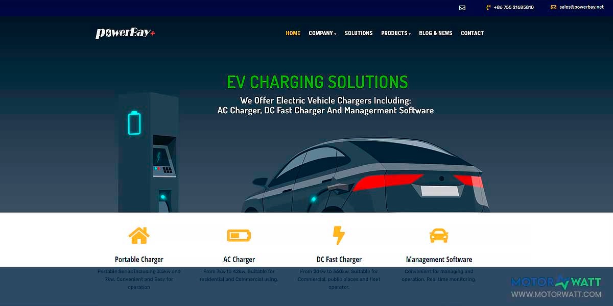 site EV MANUFACTURER SITE  Powerbay