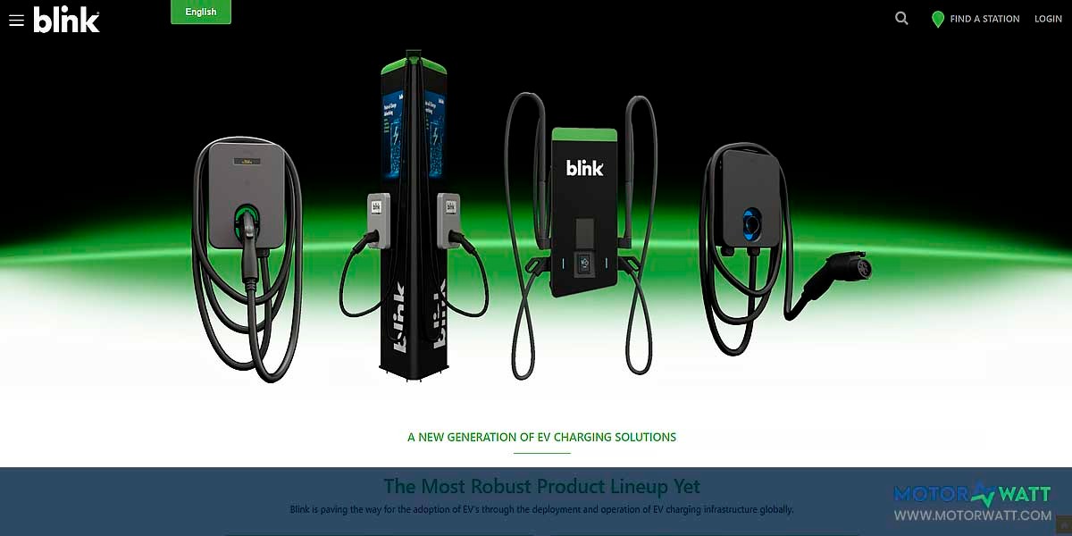 site EV MANUFACTURER SITE  Blink Charging