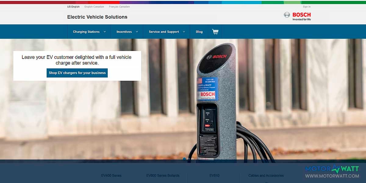 site EV MANUFACTURER SITE Bosch Evsolutions