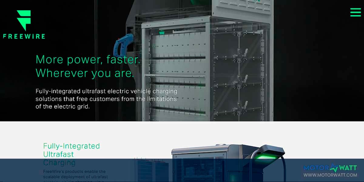 site EV MANUFACTURER SITE  Freewire Technologies