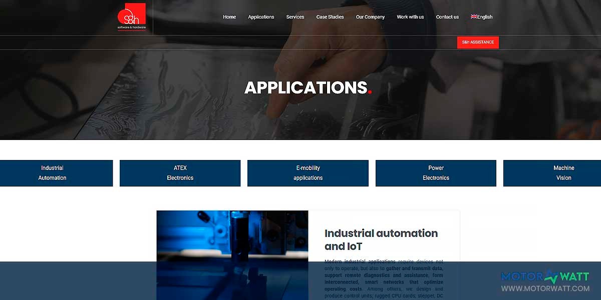 site EV MANUFACTURER SITE S&amp;h Srl