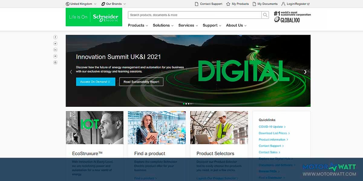 site EV MANUFACTURER SITE Schneider Electric