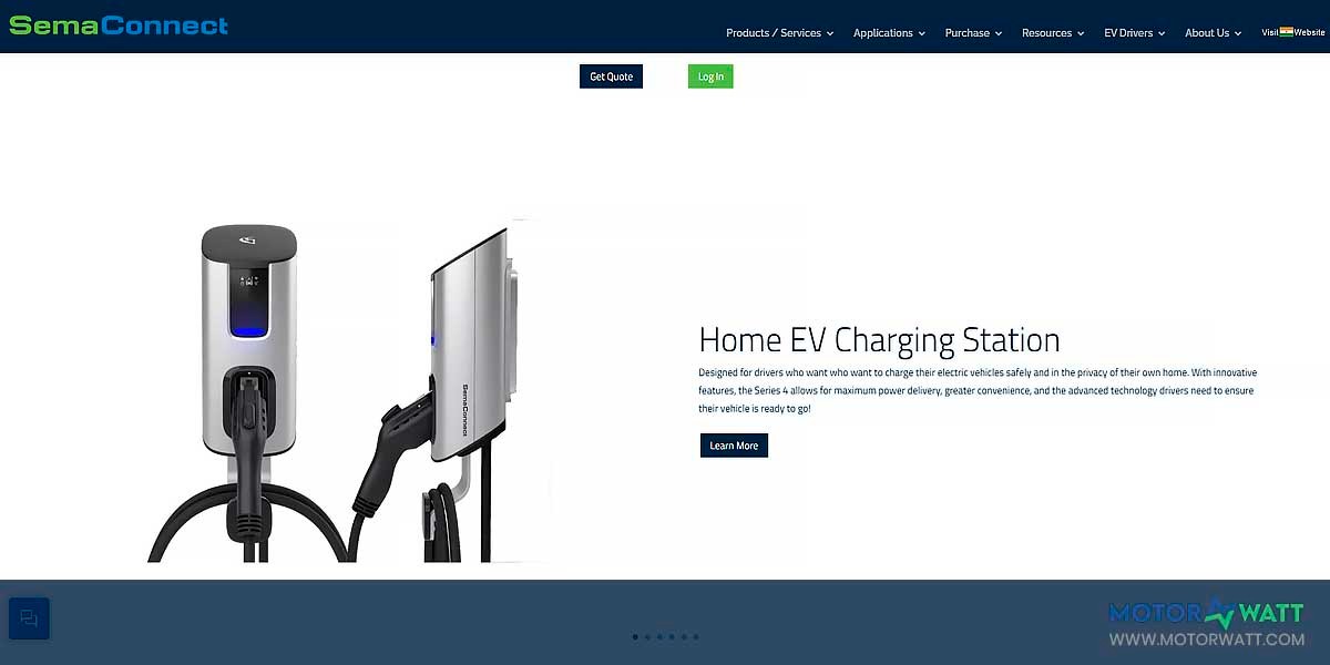 site EV MANUFACTURER SITE Semaconnect