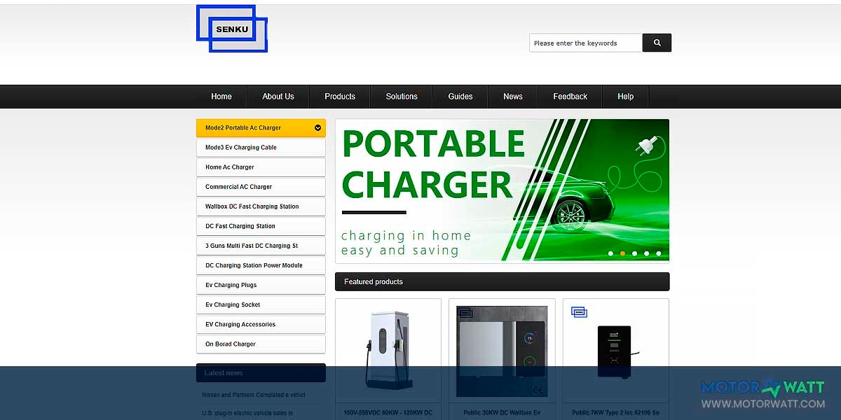 site EV MANUFACTURER SITE Senku Machinery